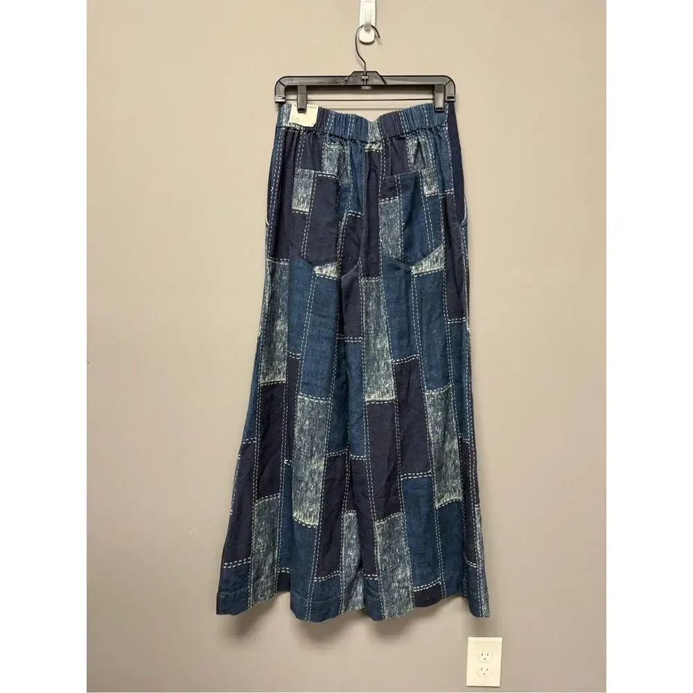 We The Free Patches Wide-Leg Flare Jeans